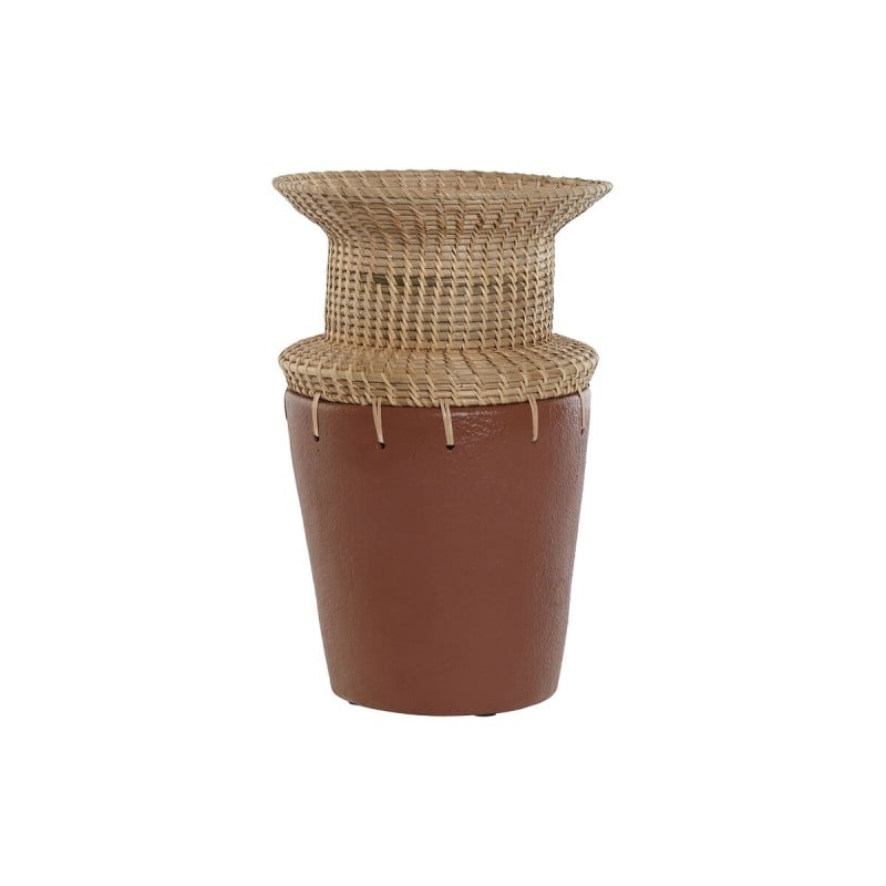 Vase Home ESPRIT Natural Terracotta 22 x 22 x 35 cm