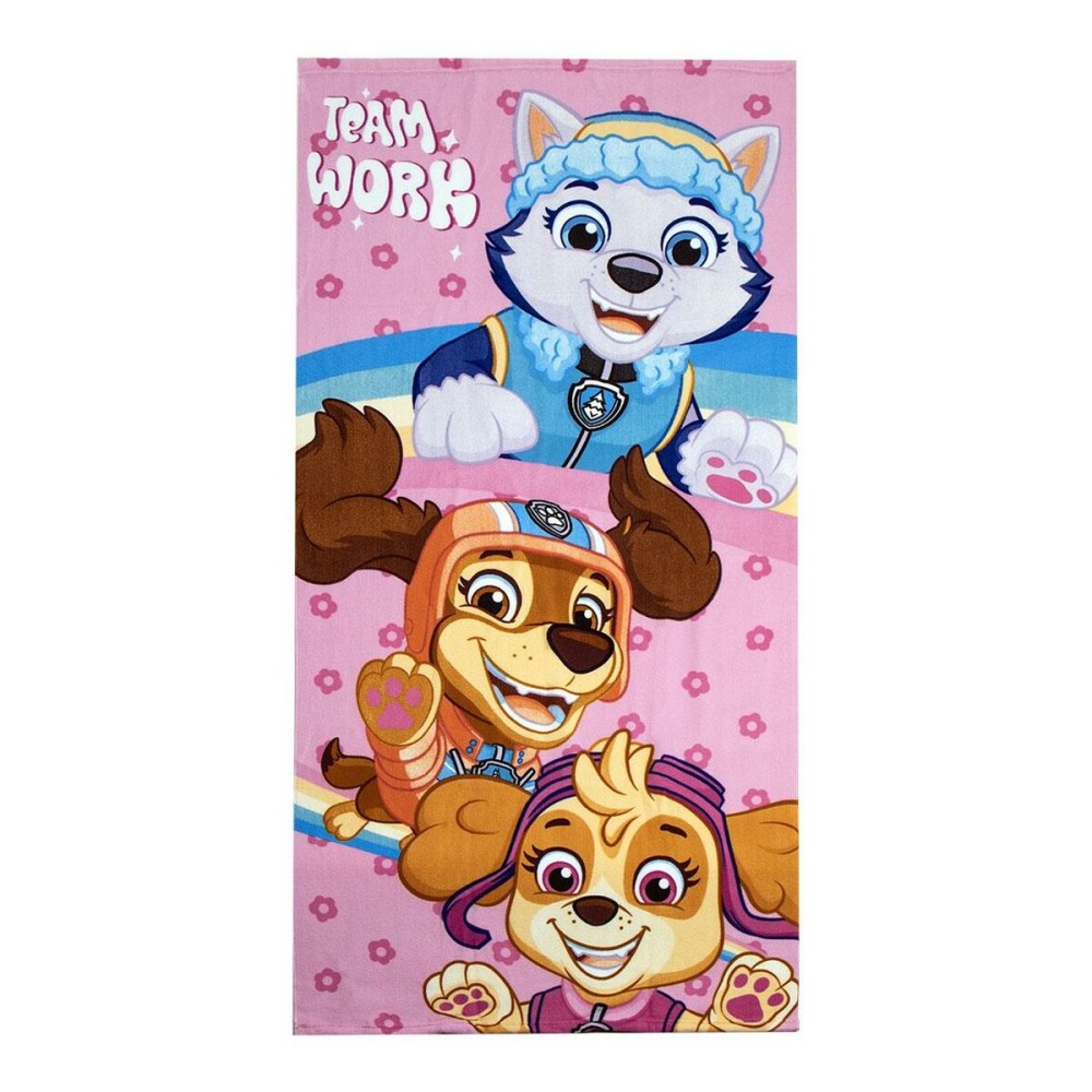 Strandbadetuch The Paw Patrol Hellrosa 70 x 140 cm