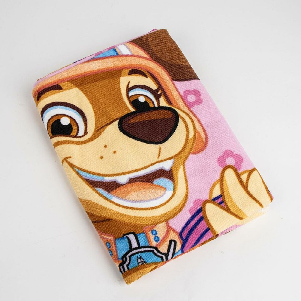 Serviette de plage The Paw Patrol Rose clair 70 x 140 cm