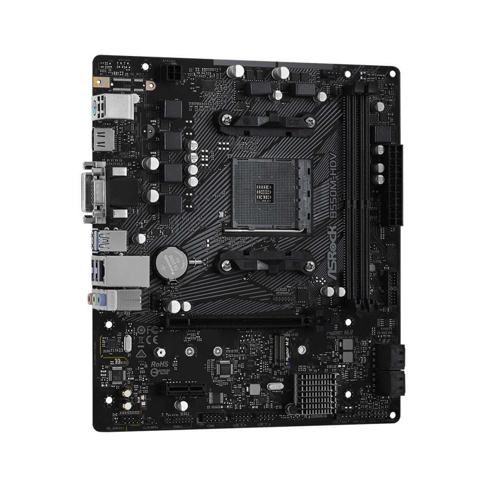 Carte Mère ASRock B550M-HDV AMD AM4 AMD B550