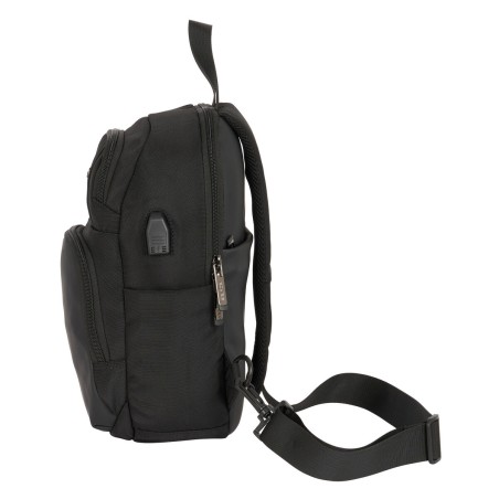 Rucksack Safta Black Schwarz 18 x 34 x 12 cm