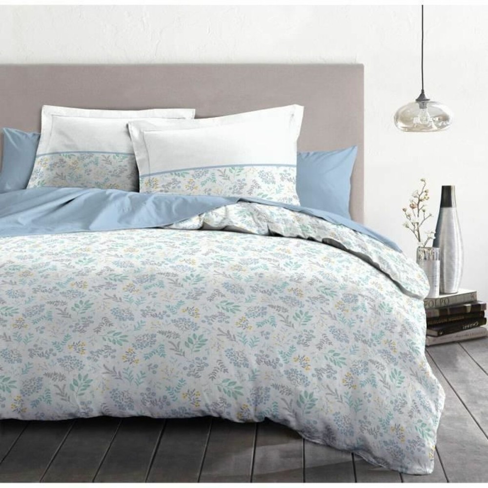 Parure de couette HOME LINGE PASSION Bleu 240 x 260 cm 3 Pièces