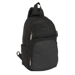 Rucksack Safta Black Black 18 x 34 x 12 cm