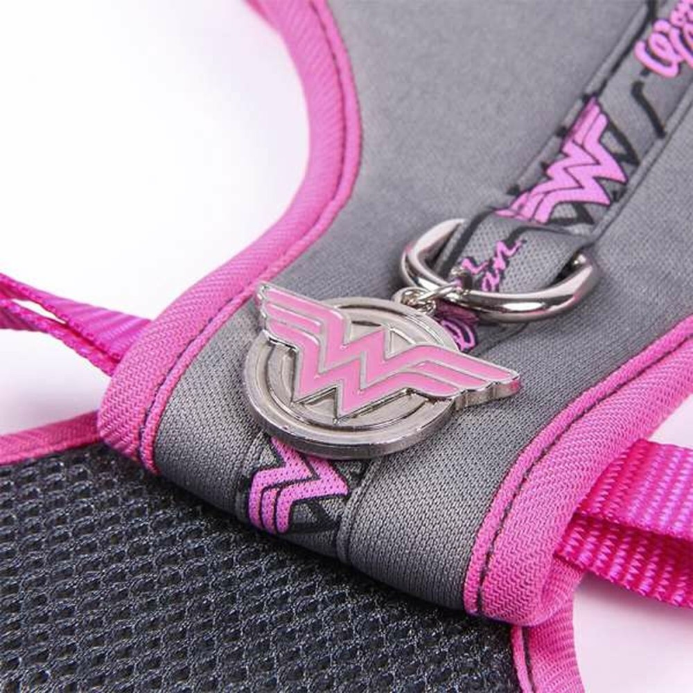 Dog Harness Wonder Woman Pink S/M