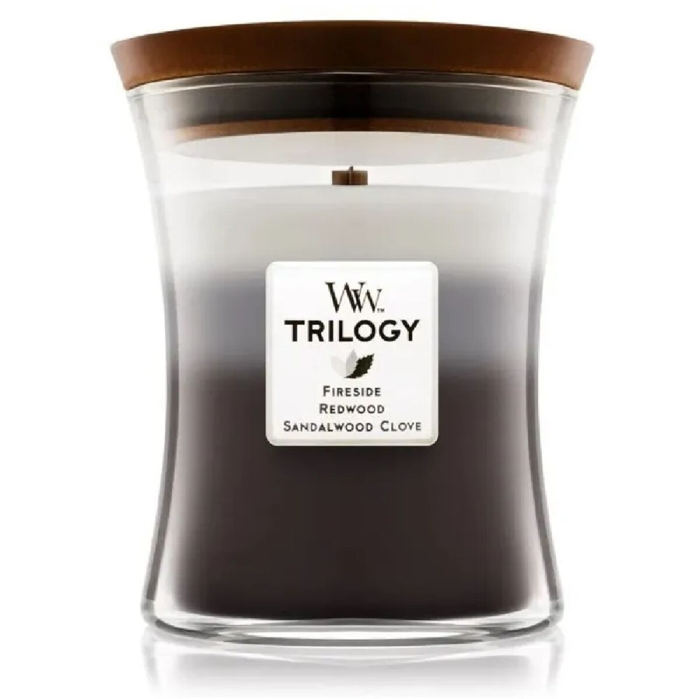 Bougie Parfumée Woodwick Trilogy Medium Hourglass Candles 275 g