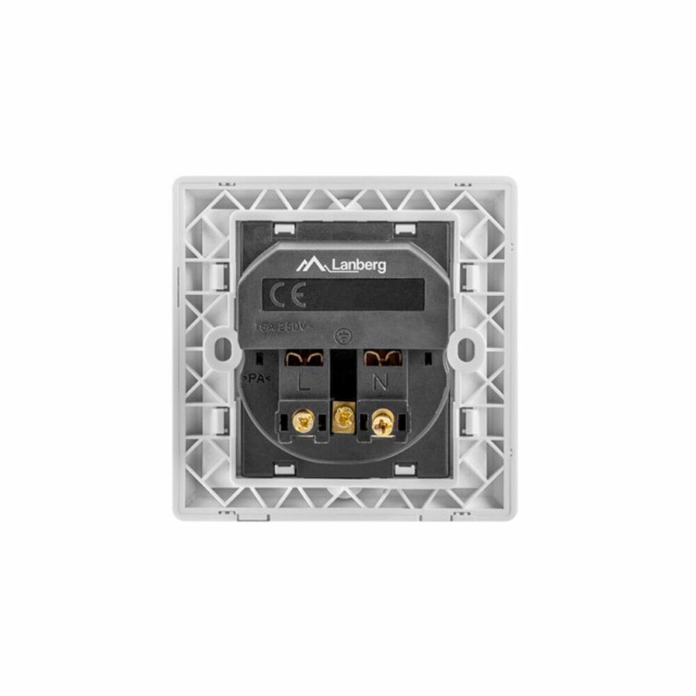 Power Plug Lanberg AC-WS01-USB2-F