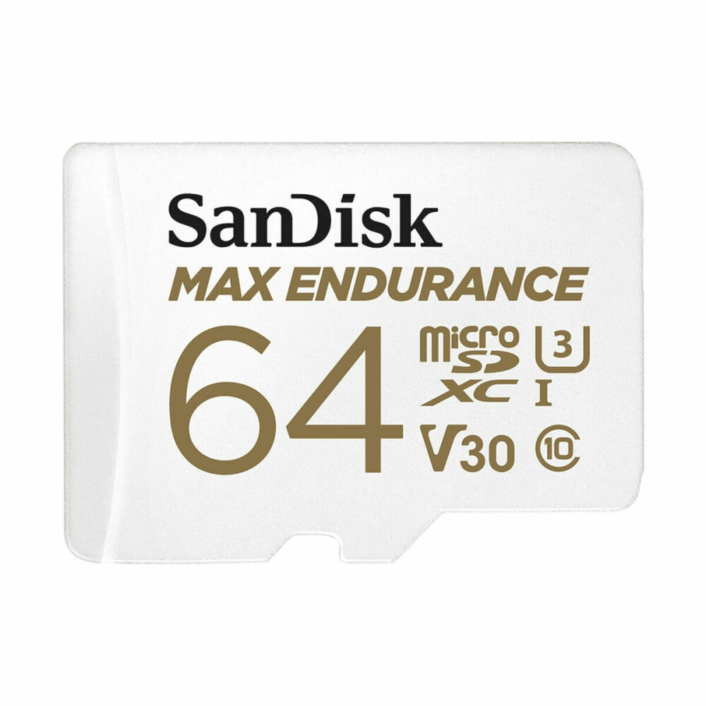 Micro SD Memory Card with Adaptor SanDisk Max Endurance 64 GB