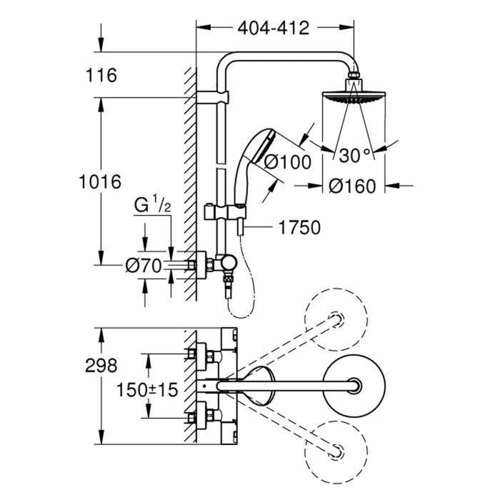 Colonne de douche Grohe 27960000