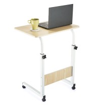 Folding Side Table Confortime Wood Metal 50 x 40 x 65 cm (3 Units)