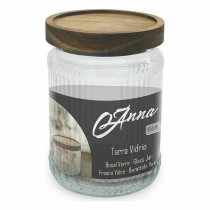 Jar Anna Glass 650 ml 10 x 14 cm (12 Units)