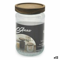 Bocal Anna verre 950 ml 10 x 16 cm (12 Unités)