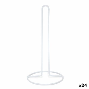 Porte-rouleaux de Cuisine Wooow Métal Blanc 31 cm (24 Unités)