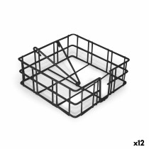 Serviettenring Confortime Metall 18 x 18 x 6,5 cm (12 Stück)