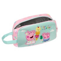 Sac glacière goûter Peppa Pig Ice cream Rose Menthe 21.5 x 12 x 6.5 cm