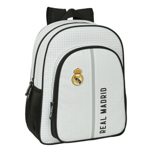 Cartable Real Madrid C.F. 24/25 Blanc Gris 32 x 38 x 12 cm