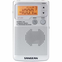 Radio Sangean DT250S Silberfarben