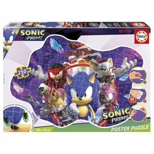 Set mit 4 Puzzeln Sonic Prime 250 Stücke