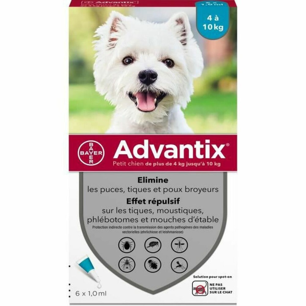 Antiparasites Advantix Chien 4-10 kg 6 Unités