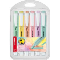 Textmarker Stabilo Swing Cool Pastel Bunt (5 Stück)