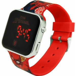 Horloge numérique Spider-Man Écran LED Rouge Ø 3,5 cm