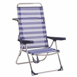 Chaise de Plage Alco Bleu 65 x 60 x 100 cm