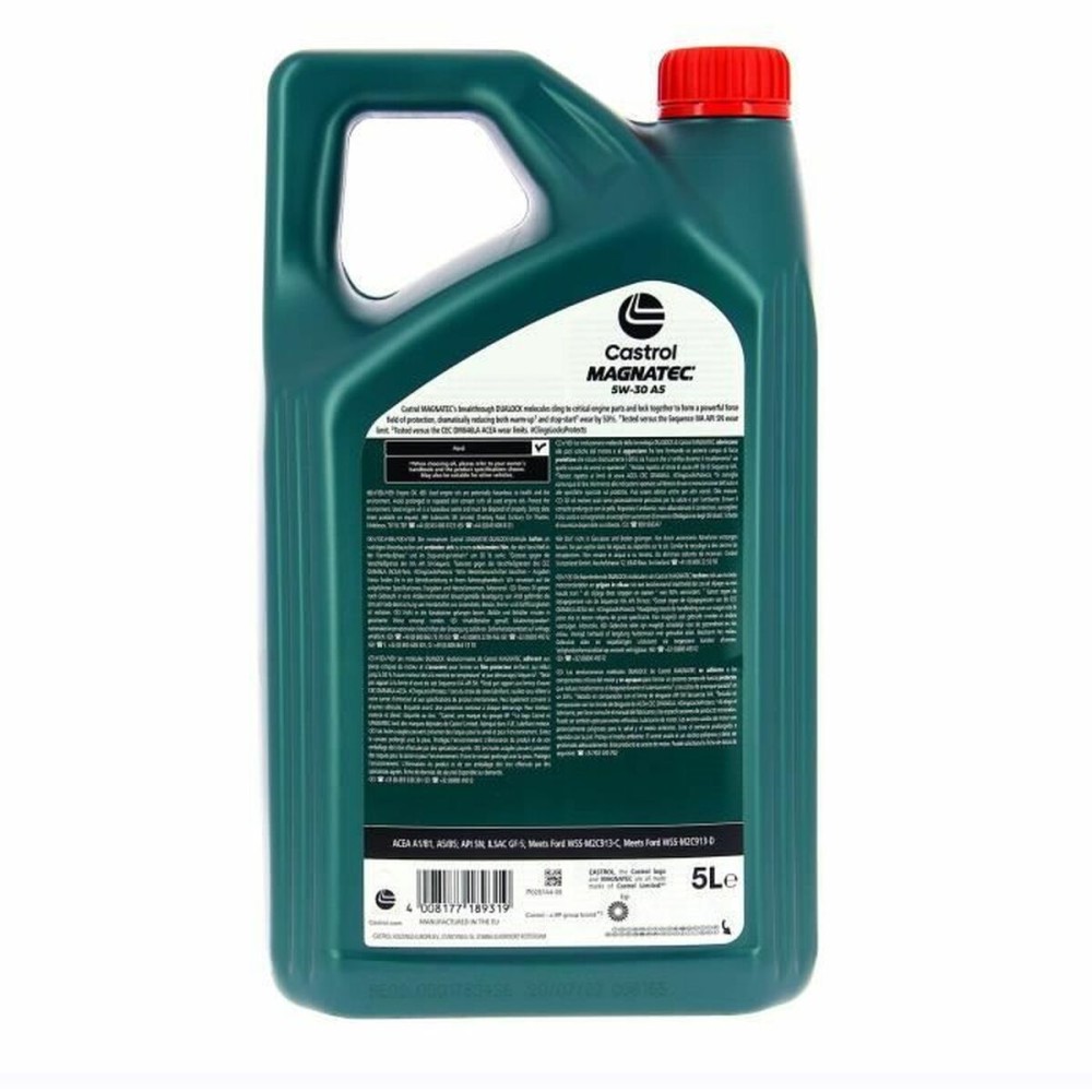 Huile de moteur Castrol Magnatec Essence Diesel 5W30 5 L