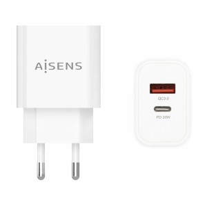 Chargeur mural Aisens A110-0681 20 W Blanc (1 Unité)