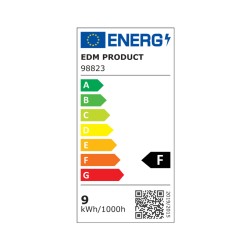 LED Röhre EDM 98823 Linestra F 60 W 9 W S14S 700 lm 950 Lm Ø 3 x 50 cm (6400 K)