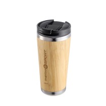 Thermal Cup with Lid ThermoSport Bamboo 450 ml (9Units)