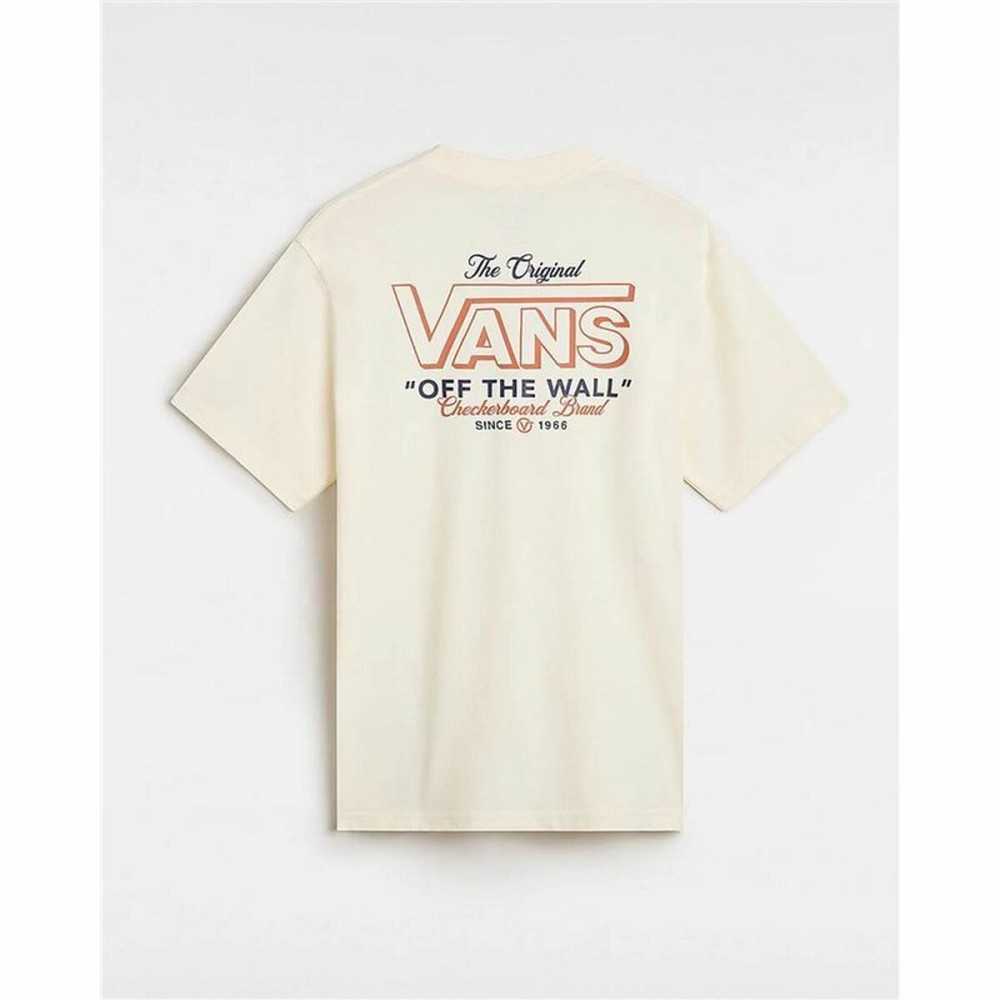 Kurzarm-T-Shirt für Kinder Vans tander Ss Crew Beige