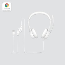 Casque Logitech H390 Blanc