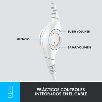 Casque Logitech H390 Blanc