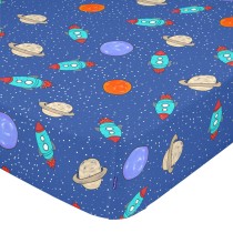 Drap housse HappyFriday MR FOX Multicouleur 90 x 200 x 32 cm