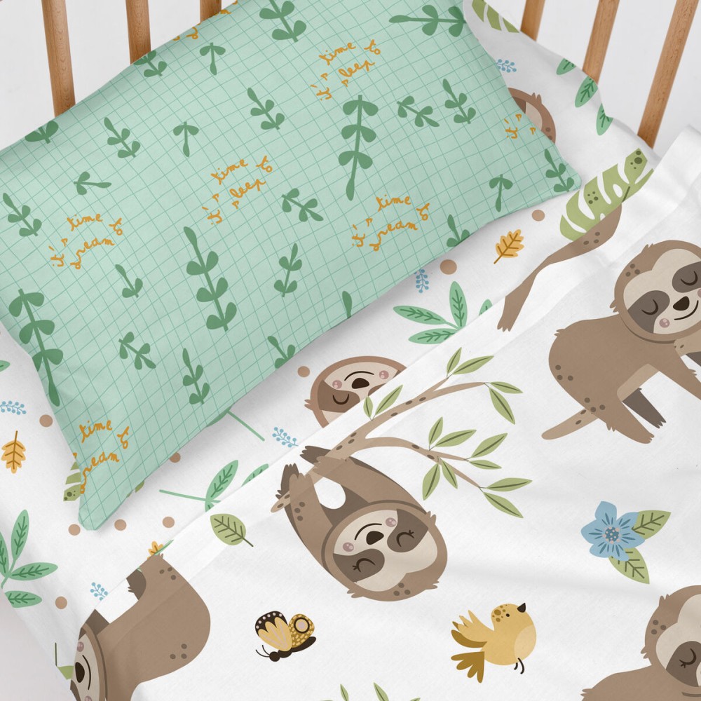 Cot Bedding Set HappyFriday MOSHI MOSHI Multicolour