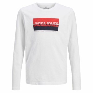 Langarm T-Shirt für Kinder Jack & Jones Jjnolan Ls Crew Neck