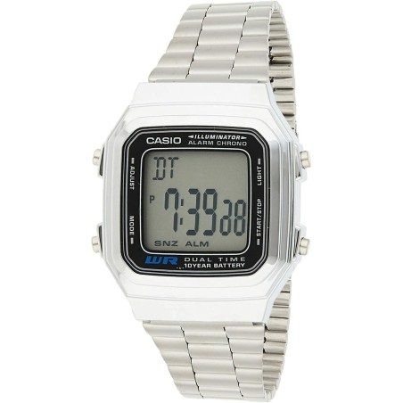 Montre Unisexe Casio VINTAGE Noir Argenté (Ø 32 mm) (Ø 34 mm)