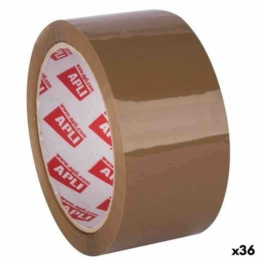 Adhesive Tape Apli Bright 36 Units Packaging 48 mm x 66 m Brown