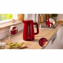 Bouilloire BOSCH TWK3M124 Rouge Plastique 2400 W 1,7 L (1 Unité)