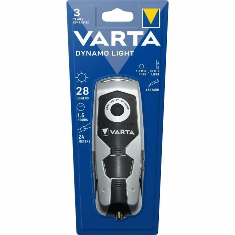 Lampe-torche LED Dynamo Varta 17680401 28 Lm