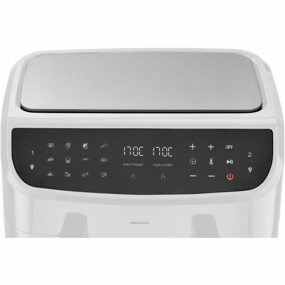 Friteuse à Air Medion LIFE P20 Blanc Noir 2600 W 8,7 l