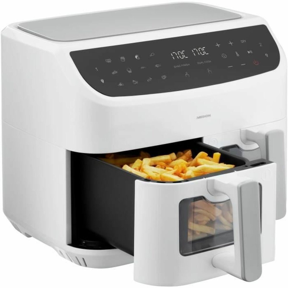 Friteuse à Air Medion LIFE P20 Blanc Noir 2600 W 8,7 l