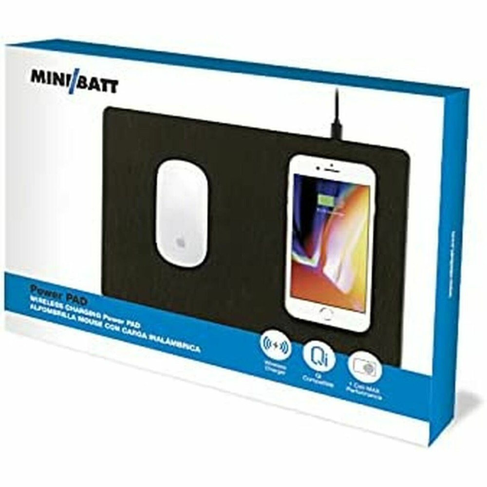 Mat with Qi Wireless Charger MiniBatt MB-PAD Black