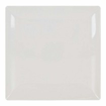 Serving Platter La Mediterránea Elite White Ceramic Squared 30 x 30 x 2,5 cm (6 Units)