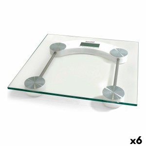 Digital Bathroom Scales Basic Home Transparent (6 Units)