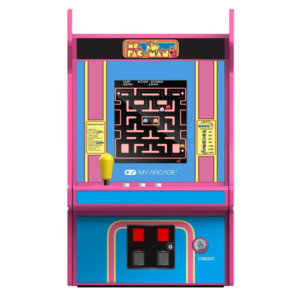 Console de Jeu Portable My Arcade Micro Player PRO - Ms. Pac-Man Retro Games Bleu