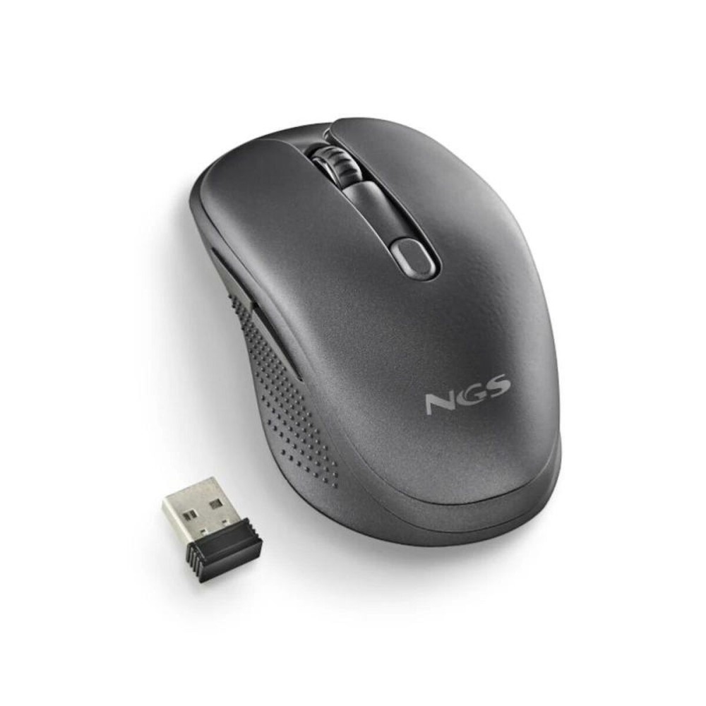 Schnurlose Mouse NGS EVO RUST Schwarz 1600 dpi