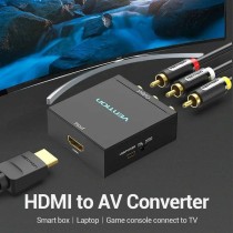 RCA-zu-HDMI-Adapter Vention AEEB0 Schwarz