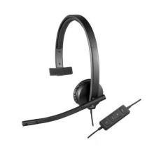 Kopfhörer mit Mikrofon Logitech 981-000571 Schwarz