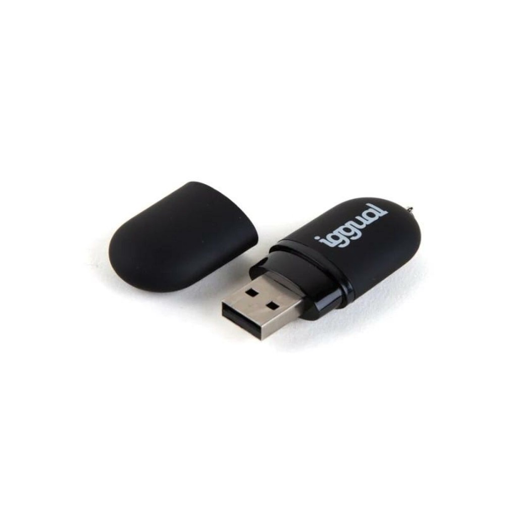 Clé USB iggual IGG318492 Noir USB 2.0 x 1