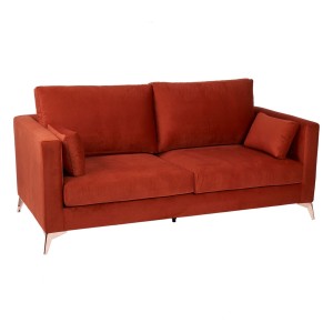 Dreisitzer-Sofa Ziegel 200 x 98 x 97 cm Holz